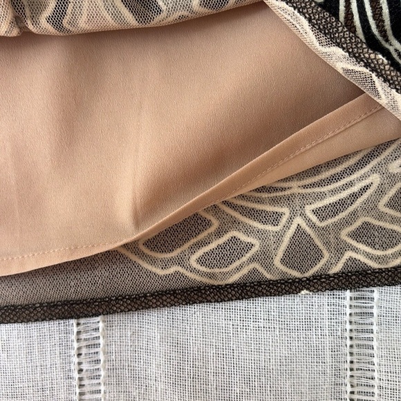 BCBG Maxazria Halter Mosaic Mesh Mini Dress - Picture 9 of 16